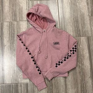 Vans Hooded Crop Sweatshirt; Size XS